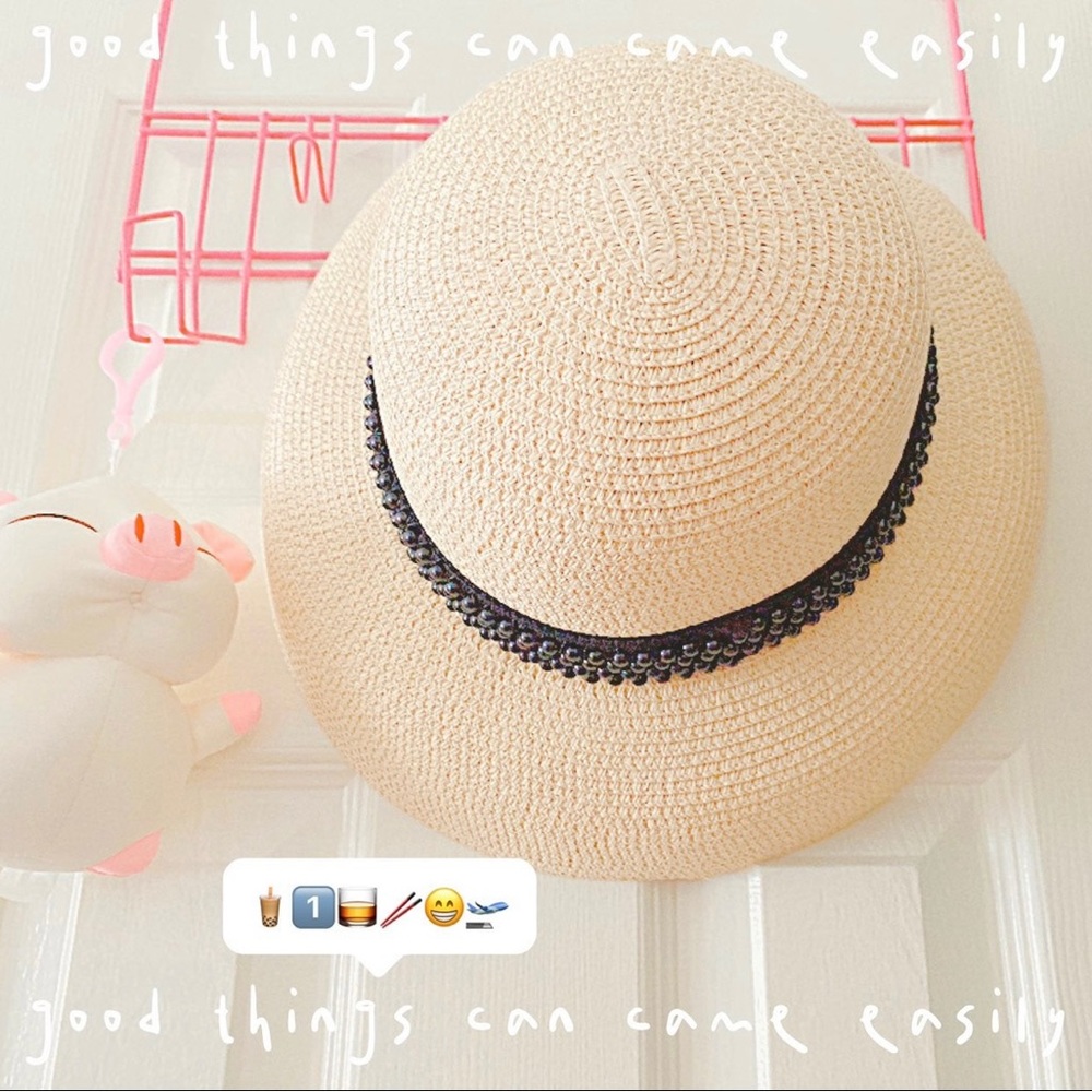 Floppy Summer Straw Beach Sun Hat